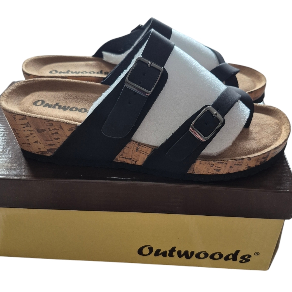 Outwoods "Lance" Wedge Sandal